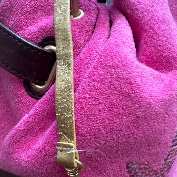 Juicy Couture Y2K RARE Cherry Bling Terry Bag NWT - Picture 4 of 11